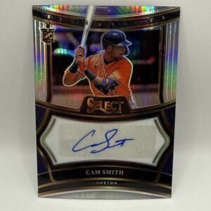 Cam Smith RC 2025 Select - Signatures / Auto - Silver Prizm Astros